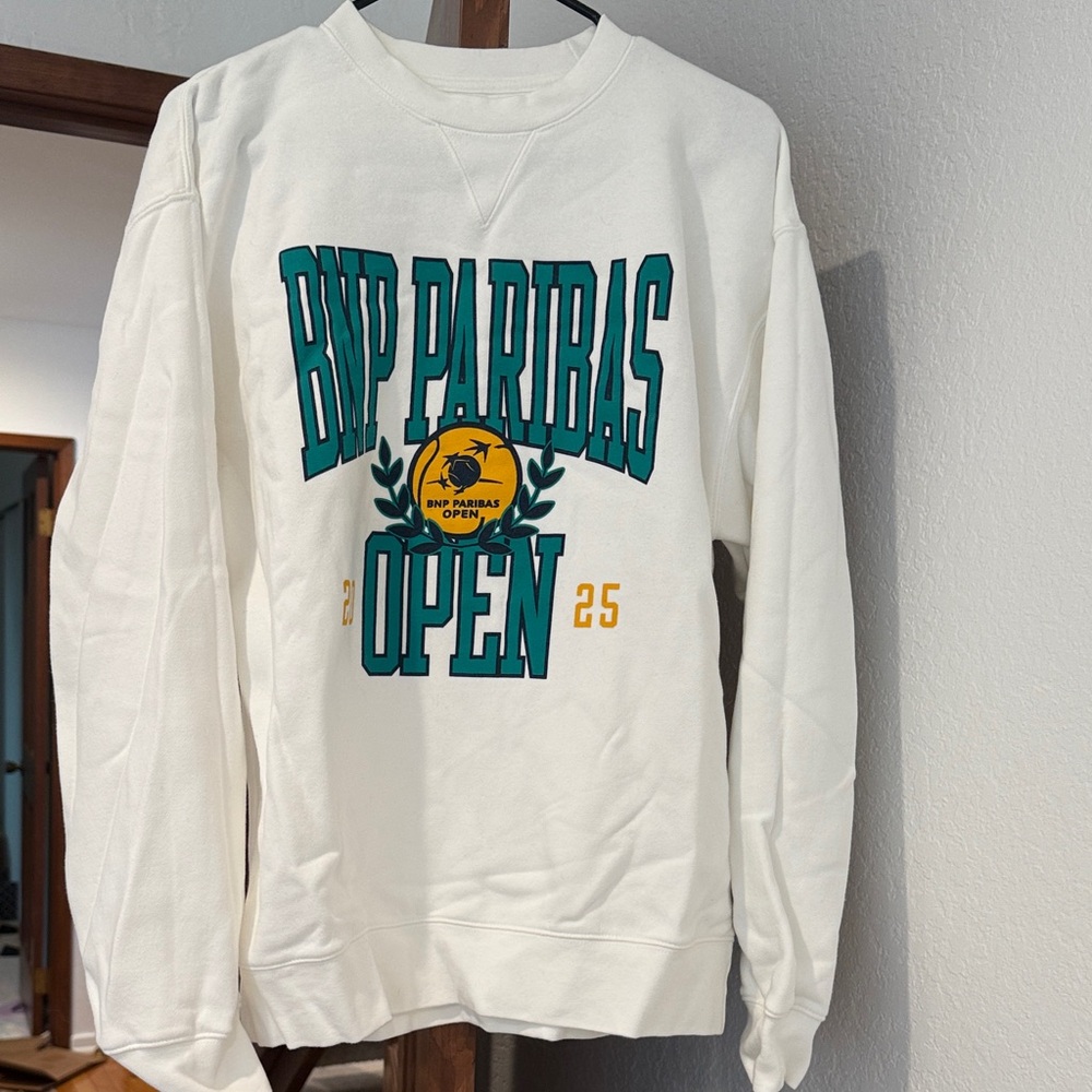 2025 BNP Paribas Open White Sweatshirt